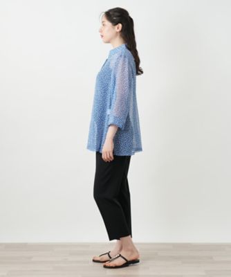 プリントブラウス【Ｌｅｉｌｉａｎ　ＷＨＩＴＥ　ＬＡＢＥＬ】