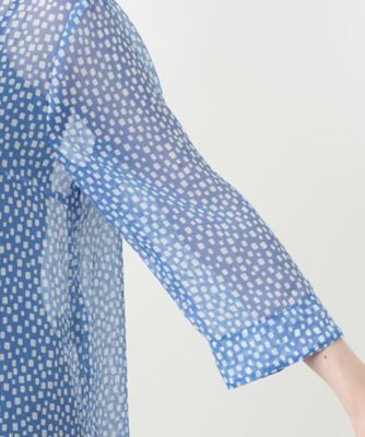 プリントブラウス【Ｌｅｉｌｉａｎ　ＷＨＩＴＥ　ＬＡＢＥＬ】