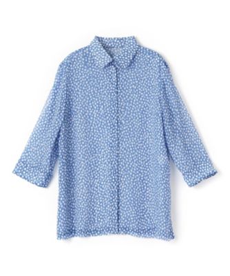 プリントブラウス【Ｌｅｉｌｉａｎ　ＷＨＩＴＥ　ＬＡＢＥＬ】