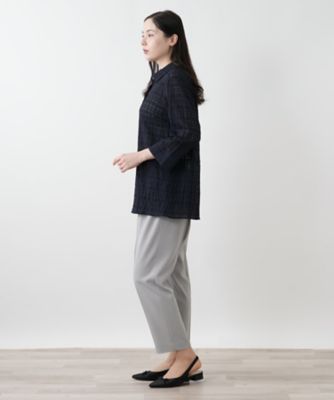 七分袖ブラウス【Ｌｅｉｌｉａｎ　ＷＨＩＴＥ　ＬＡＢＥＬ】