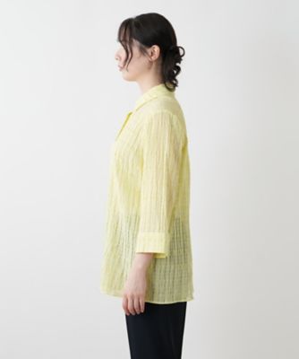 七分袖ブラウス【Ｌｅｉｌｉａｎ　ＷＨＩＴＥ　ＬＡＢＥＬ】