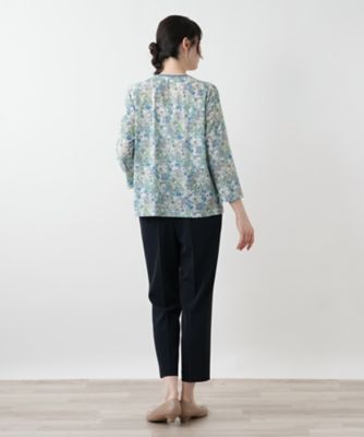 小花柄カットソー【Leilian WHITE LABEL】 | Leilian