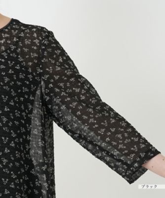 プリントブラウス【Ｌｅｉｌｉａｎ　ＷＨＩＴＥ　ＬＡＢＥＬ】