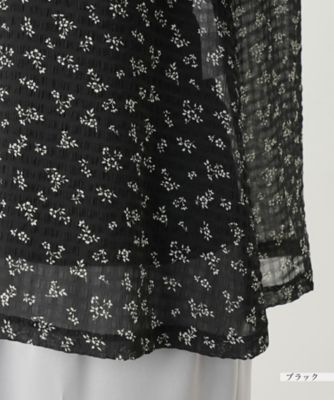 プリントブラウス【Ｌｅｉｌｉａｎ　ＷＨＩＴＥ　ＬＡＢＥＬ】