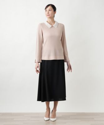 Leilian PLUS HOUSE / レリアンプラスハウス 【店舗人気】クラシカルカラーニット 店舗人気】クラシカルカラーニット | Leilian plus house (Women