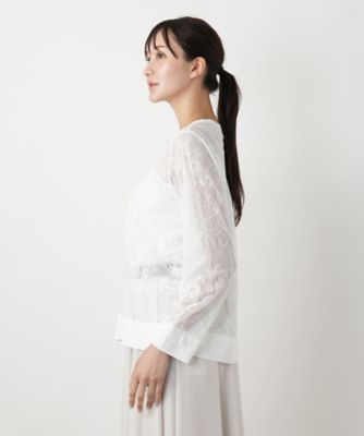 レースカーディガン【BOURGE】 | Leilian plus house (Women