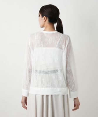レースカーディガン【BOURGE】 | Leilian plus house (Women
