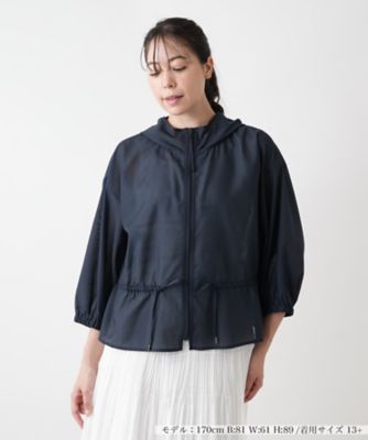 ＜Leilian plus house (Women/大きいサイズ)＞【店舗人気】フーデッドジャケット【ＢＯＵＲＧＥ】