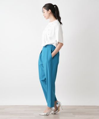 フロントビジューＴシャツ【ＢＯＵＲＧＥ】