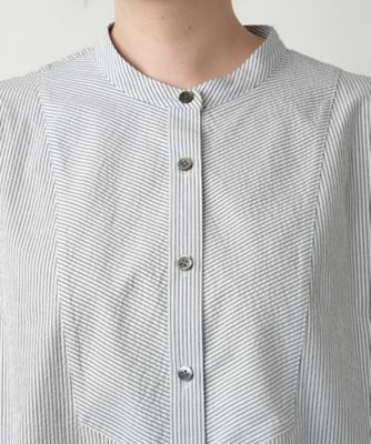 【店舗人気】切替チュニックブラウス【プラス企画】