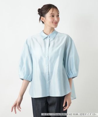 ＜Leilian plus house (Women/大きいサイズ)＞バルーンスリーブブラウス【ＮＥＭＩＫＡ】