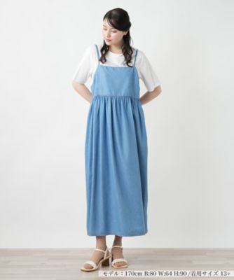 ＜Leilian plus house (Women/大きいサイズ)＞【店舗人気】キャミソールワンピース【ＮＥＭＩＫＡ】