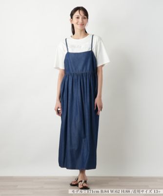 ＜Leilian plus house (Women/大きいサイズ)＞キャミワンピース【ＮＥＭＩＫＡ】