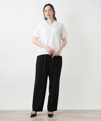 フラワーモチーフニット【ＣＯＲＳＩＮＩ　＆　ＰＲＯＴＩ】