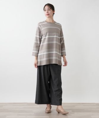 【店舗人気】マルチボーダーカットソー【Ｌｅｉｌｉａｎ　ＷＨＩＴＥ　ＬＡＢＥＬ】