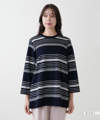 【店舗人気】マルチボーダーカットソー【Ｌｅｉｌｉａｎ　ＷＨＩＴＥ　ＬＡＢＥＬ】