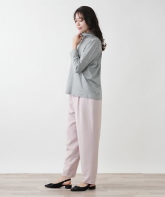 ハイネックカットソー【Ｌｅｉｌｉａｎ　ＷＨＩＴＥ　ＬＡＢＥＬ】