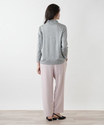 ハイネックカットソー【Ｌｅｉｌｉａｎ　ＷＨＩＴＥ　ＬＡＢＥＬ】