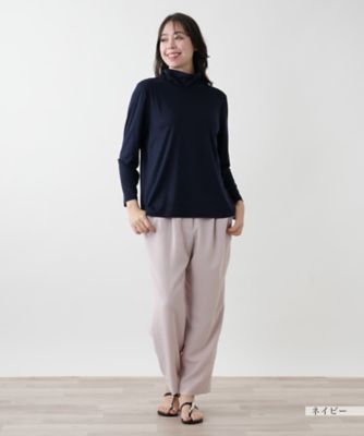 ハイネックカットソー【Ｌｅｉｌｉａｎ　ＷＨＩＴＥ　ＬＡＢＥＬ】