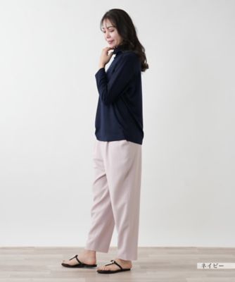 ハイネックカットソー【Ｌｅｉｌｉａｎ　ＷＨＩＴＥ　ＬＡＢＥＬ】