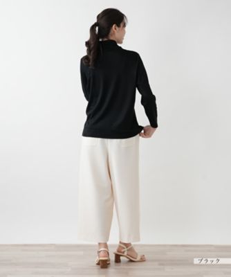 ハイネックカットソー【Ｌｅｉｌｉａｎ　ＷＨＩＴＥ　ＬＡＢＥＬ】