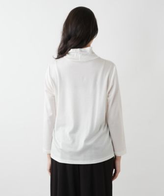 ハイネックカットソー【Ｌｅｉｌｉａｎ　ＷＨＩＴＥ　ＬＡＢＥＬ】