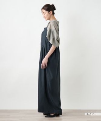 店頭人気】ワイドサロペットパンツ【NEMIKA】 | Leilian plus