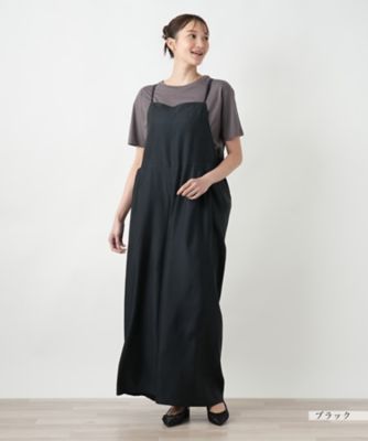 店頭人気】ワイドサロペットパンツ【NEMIKA】 | Leilian plus