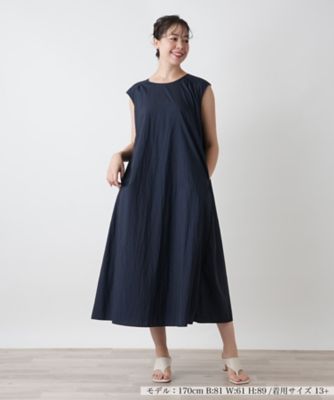＜Leilian plus house (Women/大きいサイズ)＞ナイロンギャザーワンピース【ＮＥＭＩＫＡ】