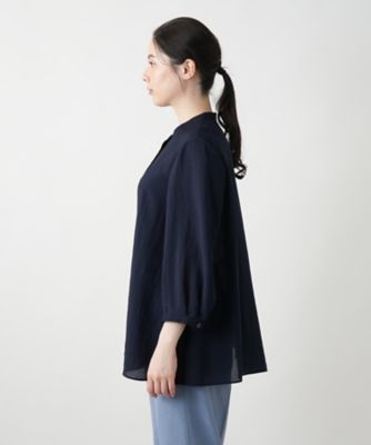 バンドカラーブラウス【ＲＯＣＨＡＳ　Ｐｒｅｍｉｅｒｅ】
