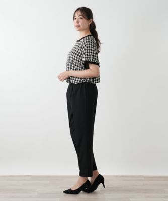 新品訳あり レリアン　１７号パンツ クロップドパンツ | Leilian plus house (Women/大きいサイズ