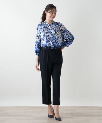 ストレッチクロップドパンツ | Leilian plus house (Women