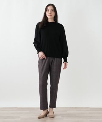 美品 LEILIAN レリアン プラスハウス ストレッチスリムパンツ 17+ 美品 LEILIAN レリアン プラスハウス ストレッチスリムパンツ 17