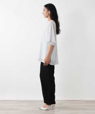ストレートストレッチパンツ | Leilian plus house (Women