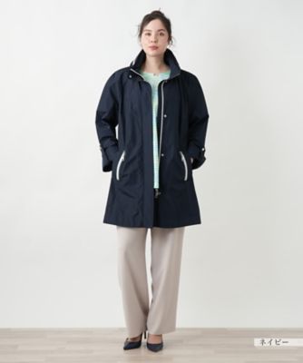 2wayスタンドカラーコート | Leilian plus house (Women
