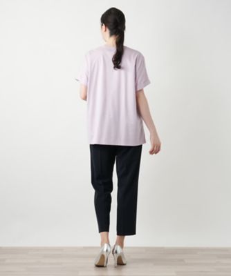 フラワーモチーフカットソー【ＭＵＳＥ　ＢＹ　ＲＯＣＨＡＳ　Ｐｒｅｍｉｅｒｅ】