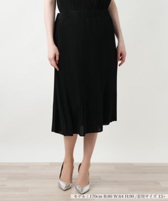 ＜Leilian plus house (Women/大きいサイズ)＞プリーツミディスカート
