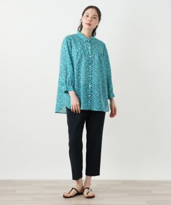 小花柄プリントブラウス【Ｌｅｉｌｉａｎ　ＷＨＩＴＥ　ＬＡＢＥＬ】