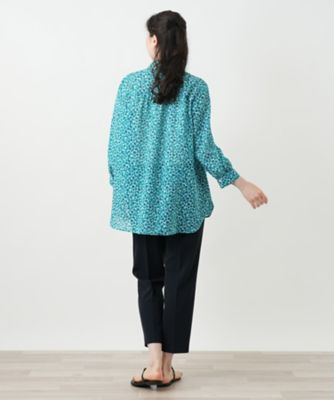 小花柄プリントブラウス【Ｌｅｉｌｉａｎ　ＷＨＩＴＥ　ＬＡＢＥＬ】
