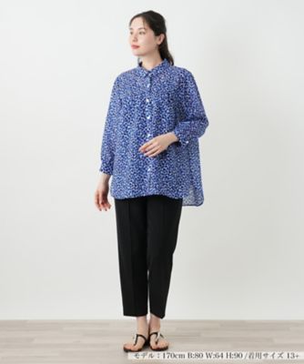 小花柄プリントブラウス【Ｌｅｉｌｉａｎ　ＷＨＩＴＥ　ＬＡＢＥＬ】