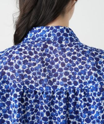小花柄プリントブラウス【Ｌｅｉｌｉａｎ　ＷＨＩＴＥ　ＬＡＢＥＬ】