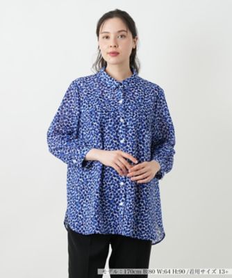 ＜Leilian plus house (Women/大きいサイズ)＞小花柄プリントブラウス【Ｌｅｉｌｉａｎ　ＷＨＩＴＥ　ＬＡＢＥＬ】