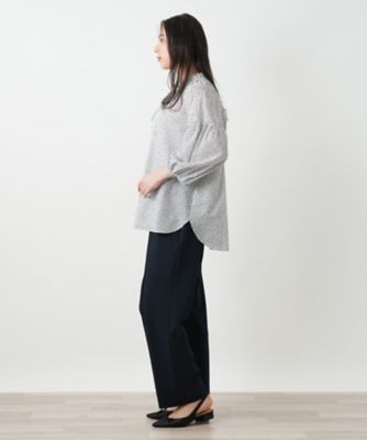 Leilian PLUS HOUSE / レリアンプラスハウス プリントタックブラウス【Leilian WHITE LABEL】 店舗人気】プリントブラウス【Leilian WHITE LABEL】|レリアン