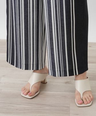 ストライプワイドパンツ
