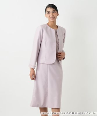 ＜Leilian plus house (Women/大きいサイズ)＞レースワンピースアンサンブル