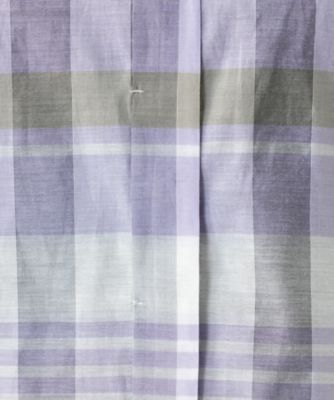 チェックバンドカラーブラウス【Ｌｅｉｌｉａｎ　ＷＨＩＴＥ　ＬＡＢＥＬ】