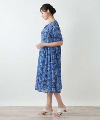 Leilian レリアン　フラワー　花柄　ノースリーブ　ワンピース　13＋ Leilian レリアン フラワー 花柄 ノースリーブ ワンピース 13＋