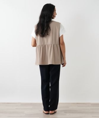 ウォッシャブル】フレアベスト | Leilian plus house (Women/大きい