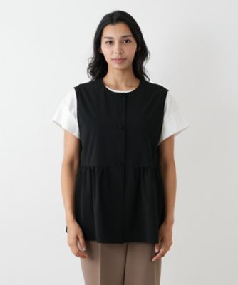 ウォッシャブル】フレアベスト | Leilian plus house (Women/大きい