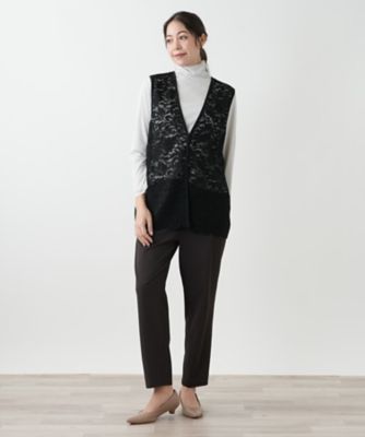 総レースベスト | Leilian plus house (Women/大きいサイズ